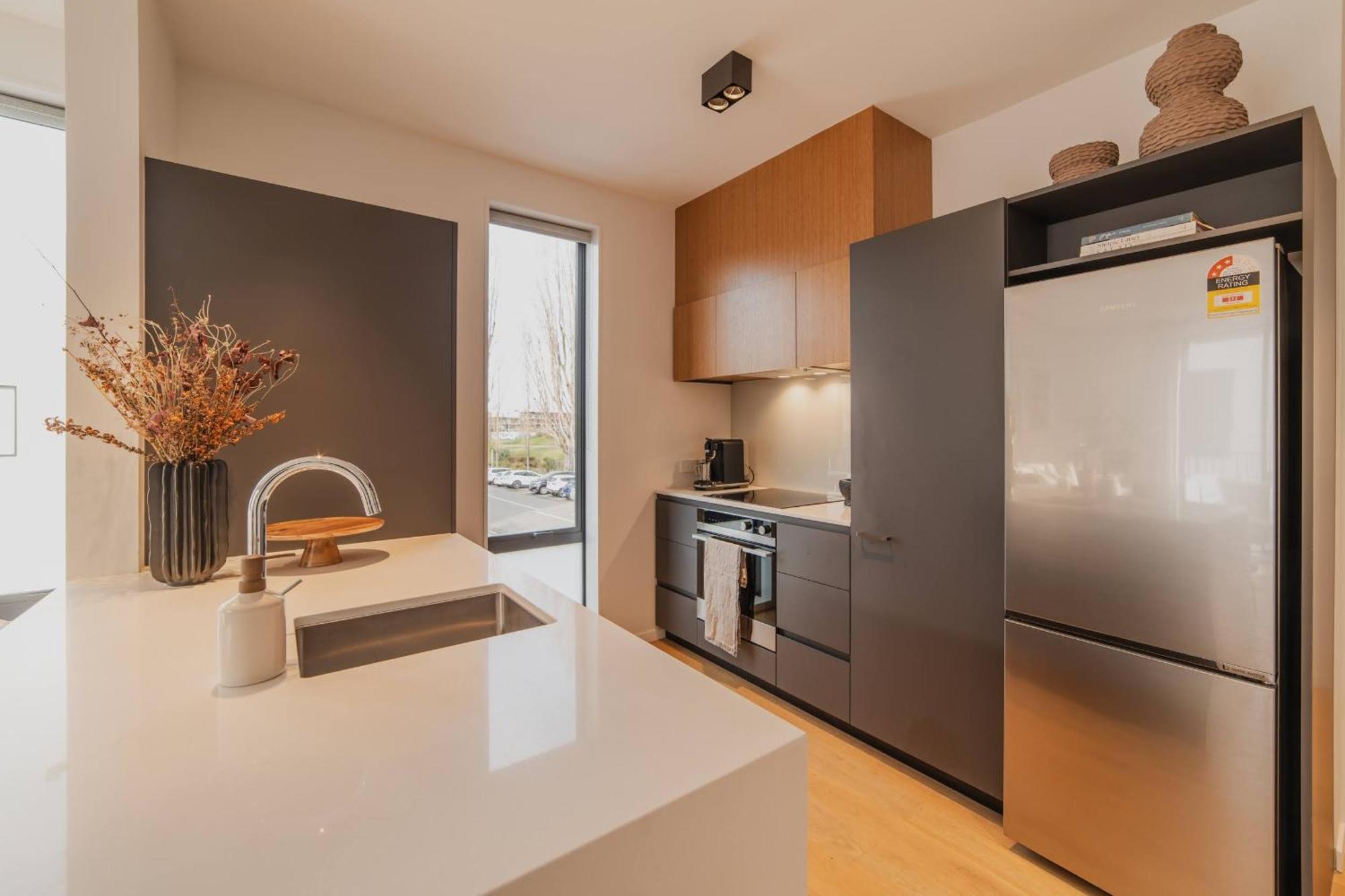 Chic And Contemporary Living At Cambridge Terrace Villa Christchurch Ngoại thất bức ảnh