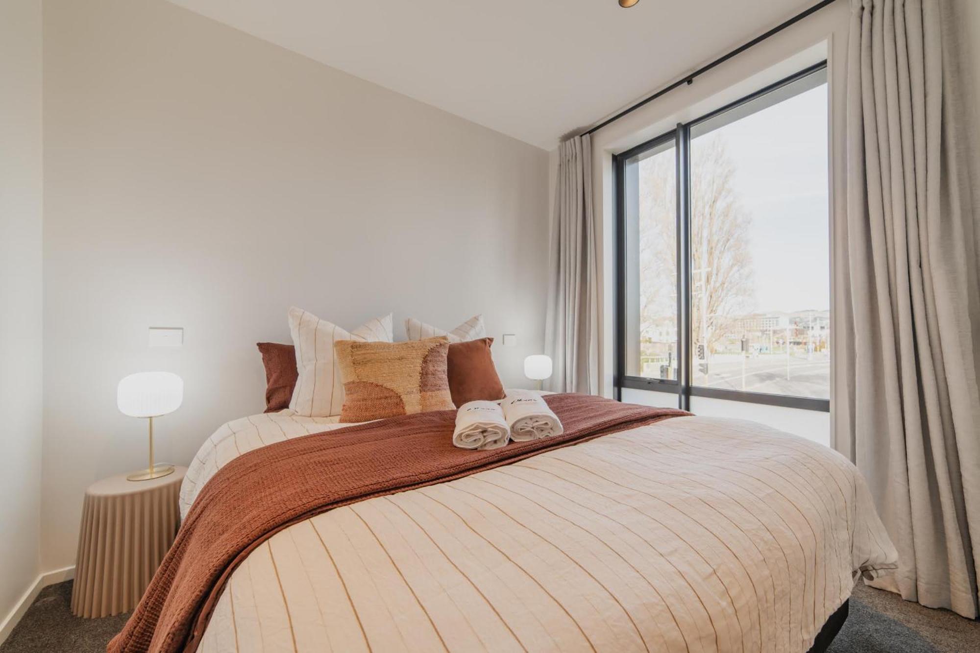 Chic And Contemporary Living At Cambridge Terrace Villa Christchurch Ngoại thất bức ảnh